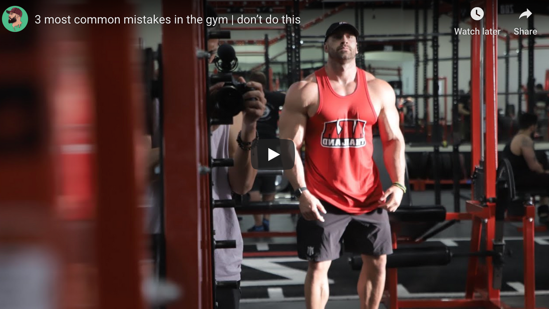 3 Most Common Mistakes In The Gym