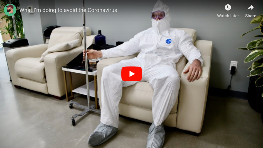 What I’m Doing to Avoid the Coronavirus | Bradley Martyn YouTube